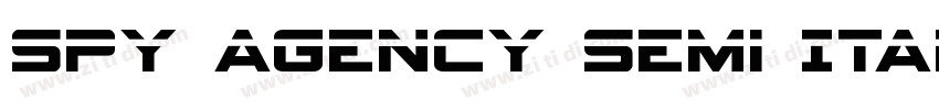Spy Agency Semi Ital字体转换